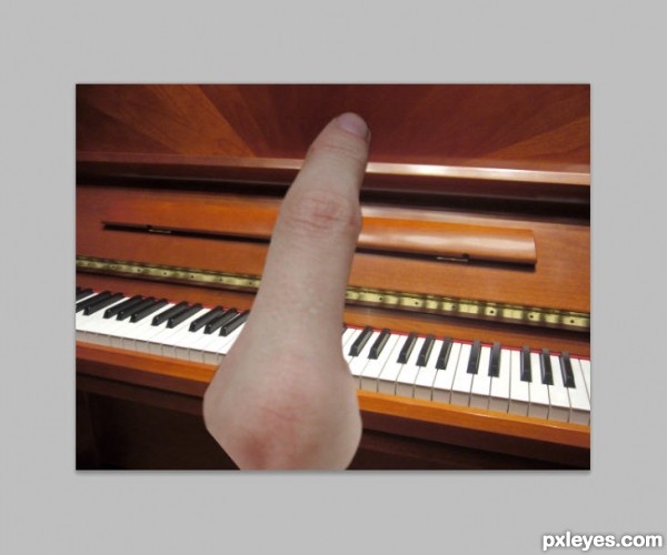 Creation of The Piano Hand: Step 2